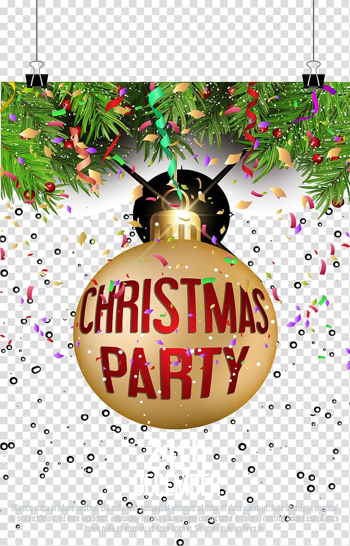 Christmas ornament Party, Flash Christmas party invitations.