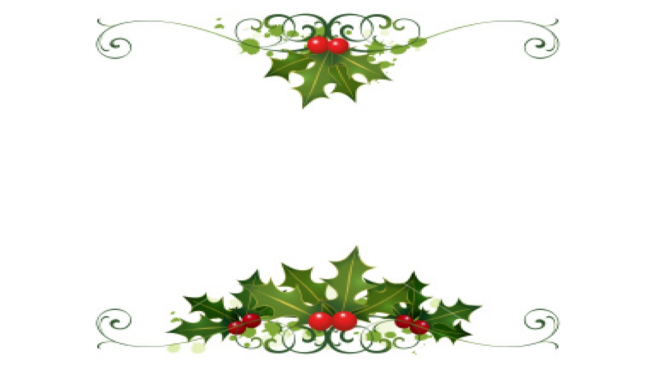 936 Christmas Holly free clipart.