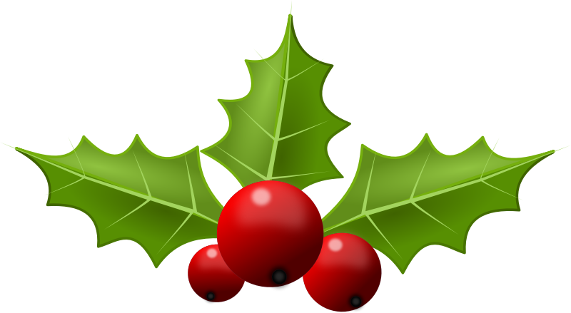 Common holly Christmas Free content Clip art.
