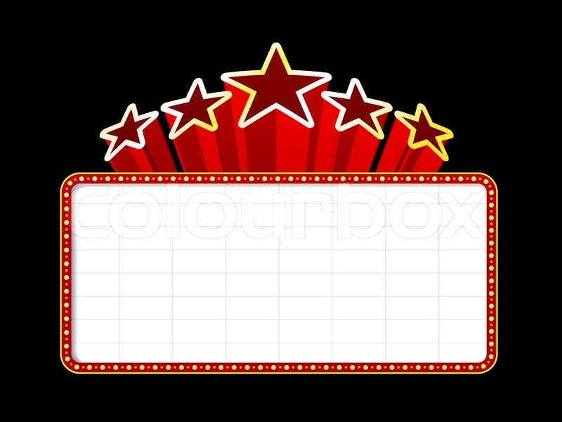 Movie Marquee Clipart.