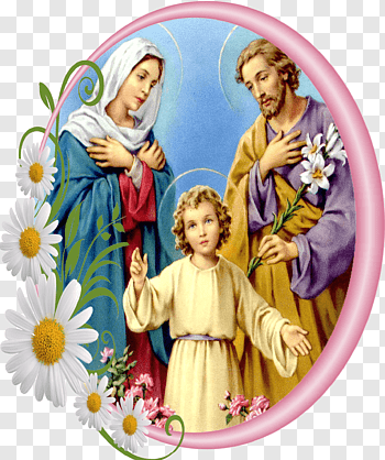 Holy Family cutout PNG & clipart images.
