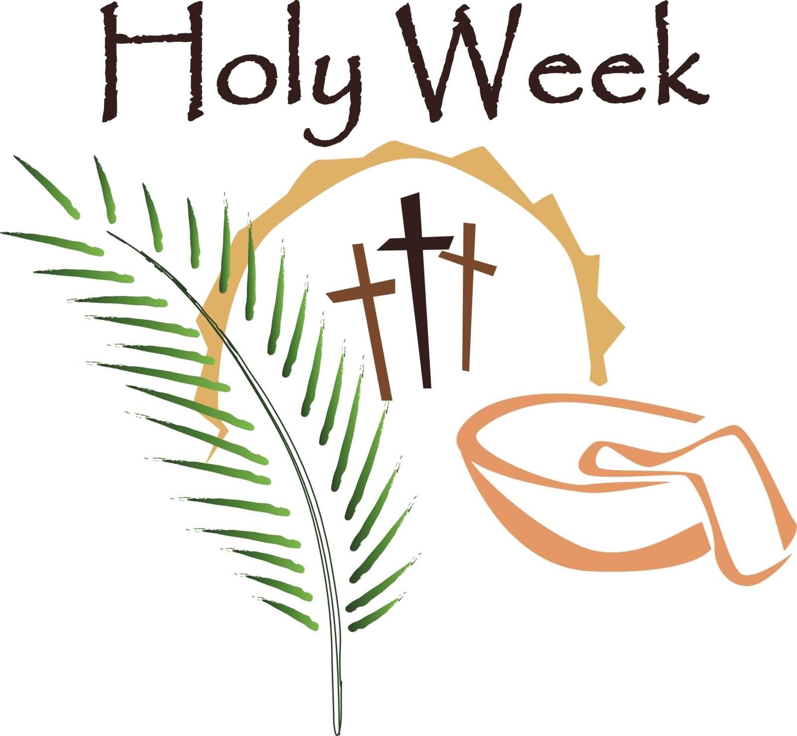 Holy Week Blessings Clipart.
