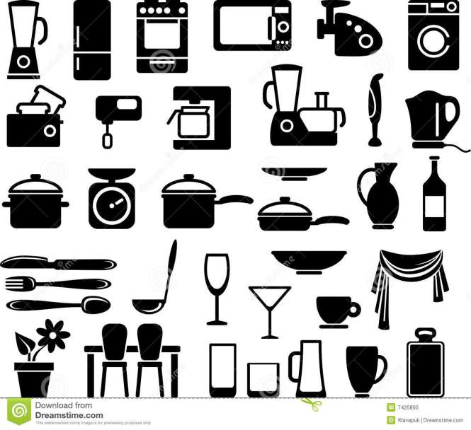 kitchen appliances clipart.