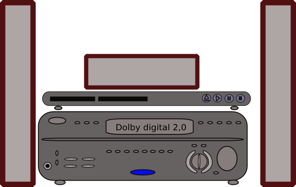 Home Theater Clipart.