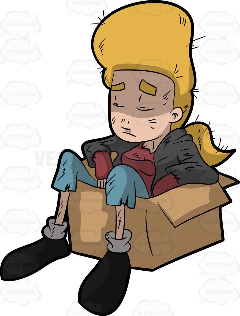 530 Homeless free clipart.