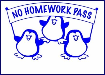 Homework pass clipart.