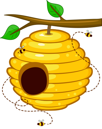 Bee,Honeybee,Yellow,Clip art,Beehive,Membrane.