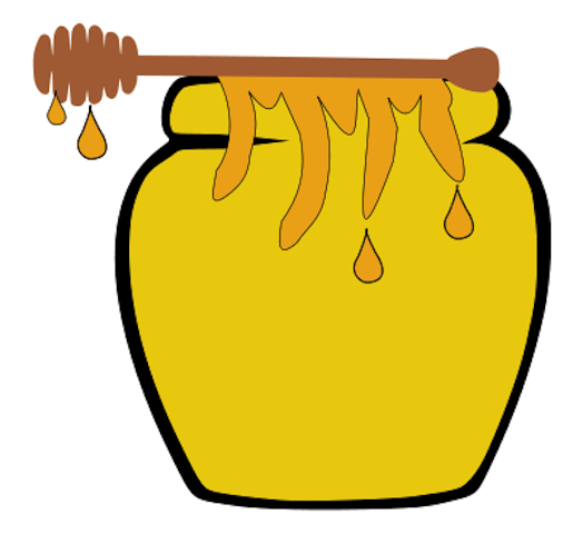 Honey Jar Clipart.