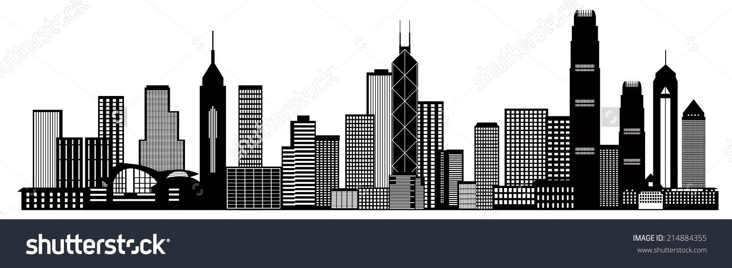 Hong Kong Skyline Clipart.
