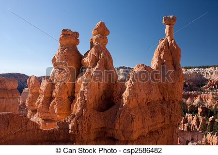 Stock Photo of Hoodoos of Bryce Canyon National Park.
