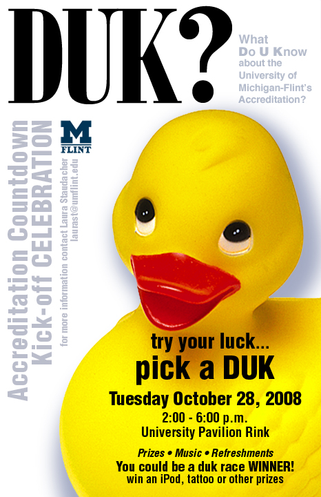 Duck Race Poster.