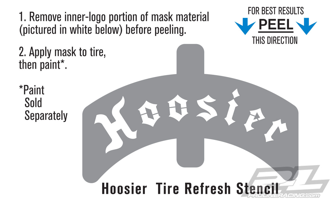 Hoosier Tire Refresh Stencil.