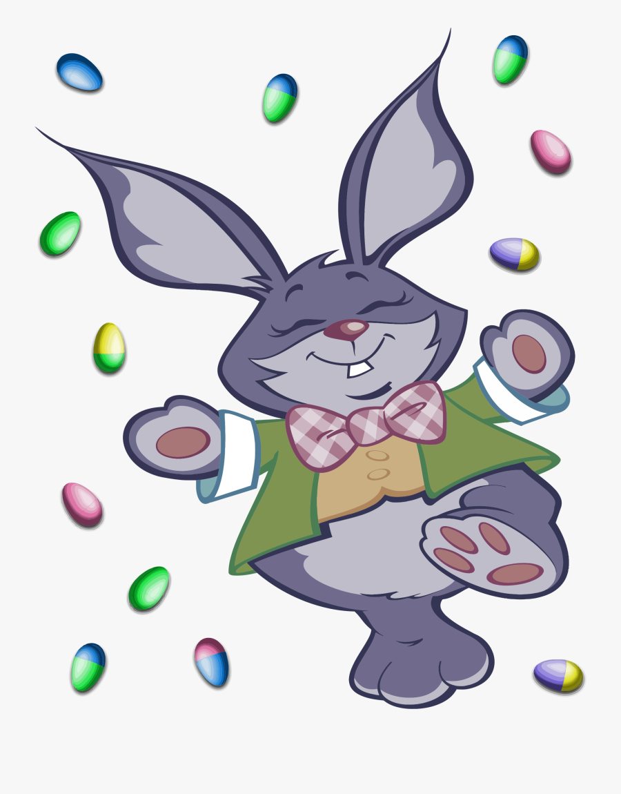Bunny Transparent Easter Clipart.