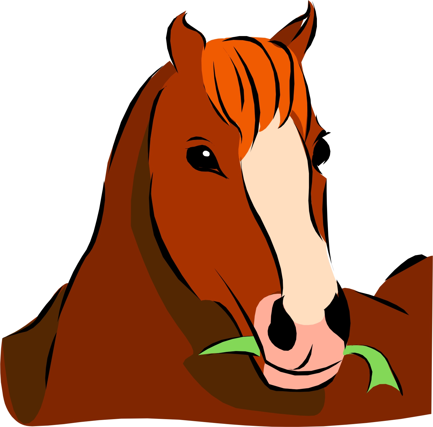 Free Horses Eating Cliparts, Download Free Clip Art, Free Clip Art.