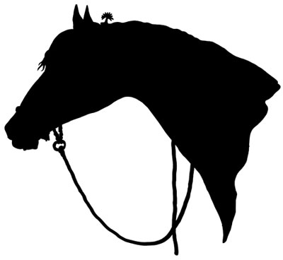 Horse Head Silhouette Clip Art Free.