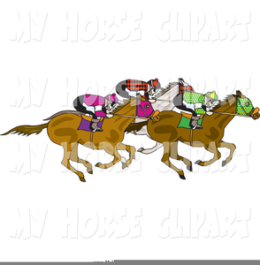 Horse Racing Track Clipart.