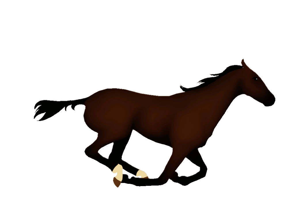 Ce Ab De Run Away Umcha Animated By Horse Running Clipart.