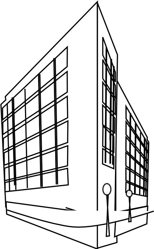 Hospital Building Drawing At Getdrawings.