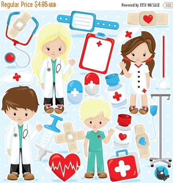 BUY 20 GET 10 OFF Doctor clipart commercial use, Hospital.