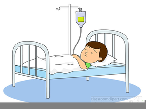 Patient In Hospital Clipart.