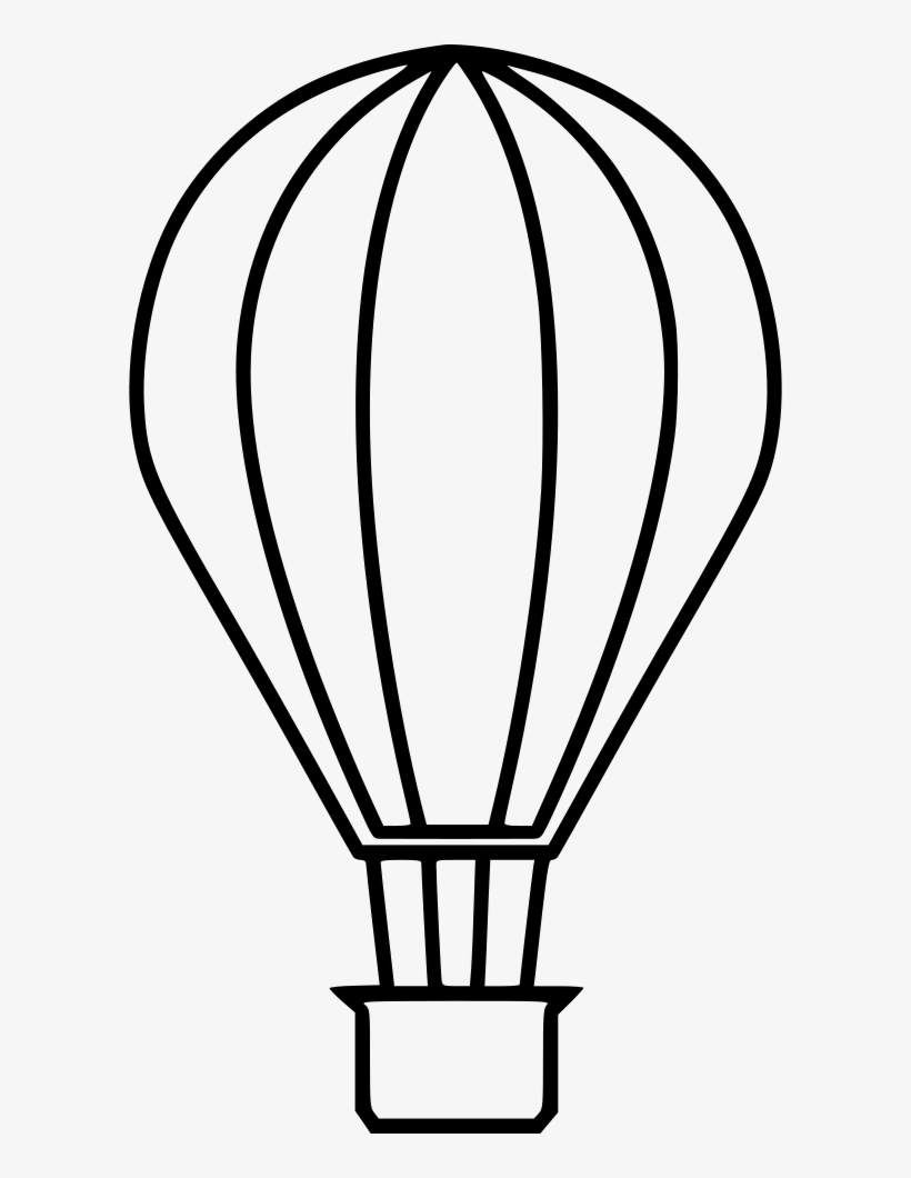 Hot Air Balloon Clip Art Black And White 10 Free Cliparts Download