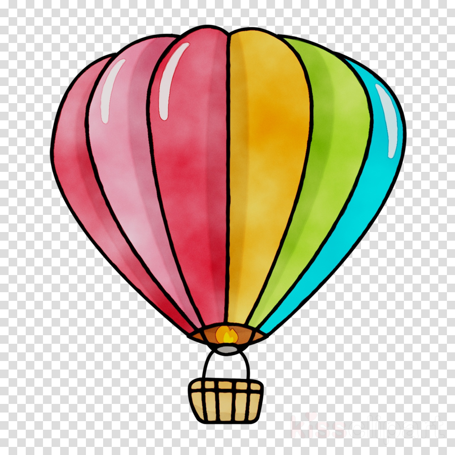 Hot Air Balloon Cartoon clipart.