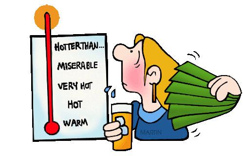 Hot Weather Clip Art.