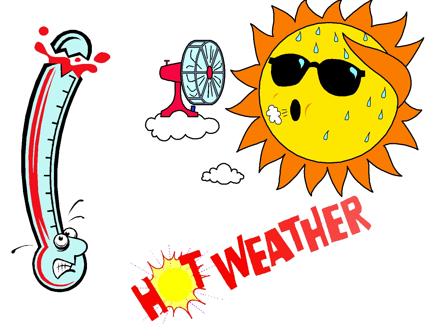 Hot Weather Clipart.