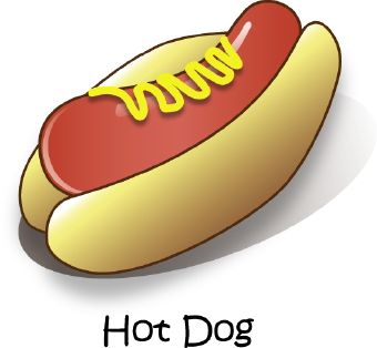 Hot Dog Cookout Clip Art free.