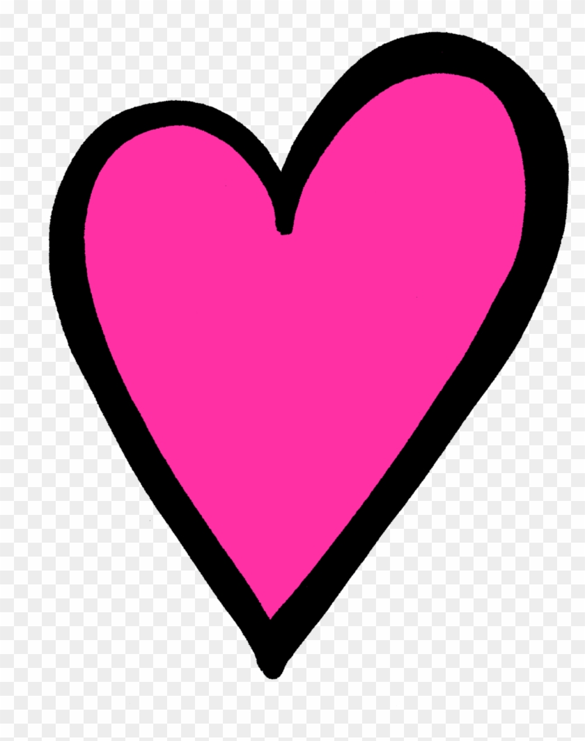 Transparent Pink Heart Clip Art.