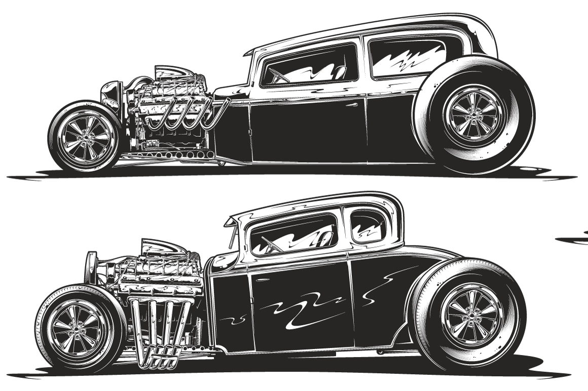 318 Hot Rod free clipart.