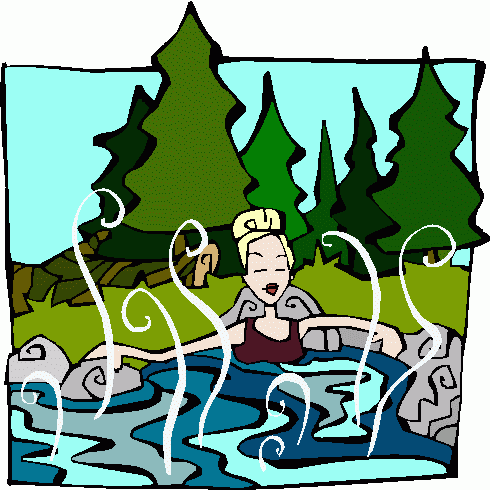 Hot springs clipart.