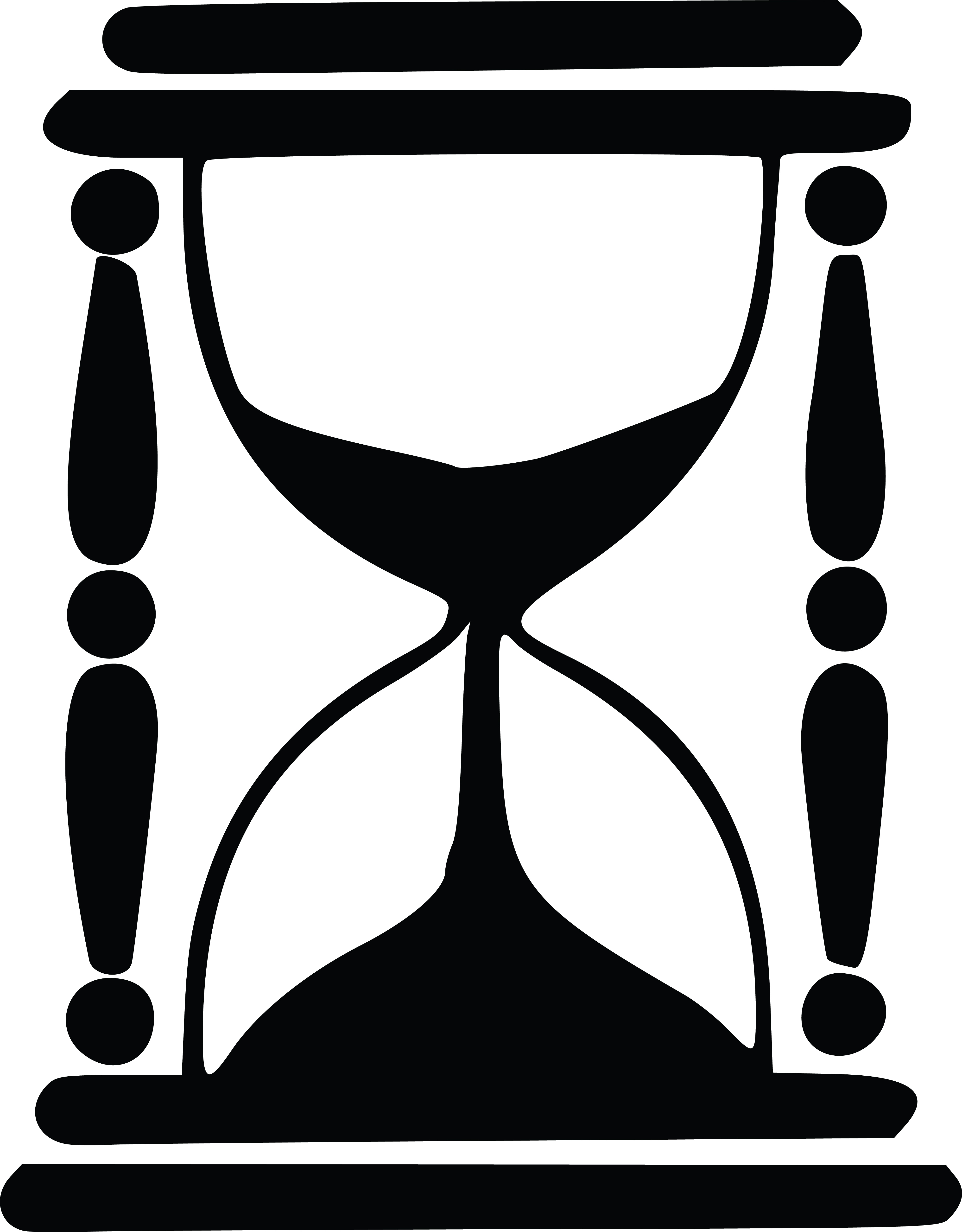 Free Clipart Of An hourglass.