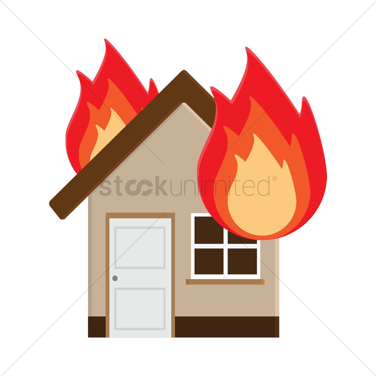 Burning house clipart 3 » Clipart Station.