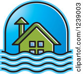 Clipart Gold Home Page Or House Icon.
