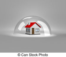 Clipart of House Protection.