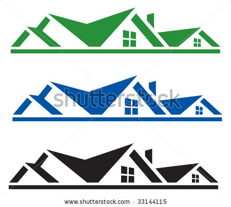 Roofing Logo Clipart.