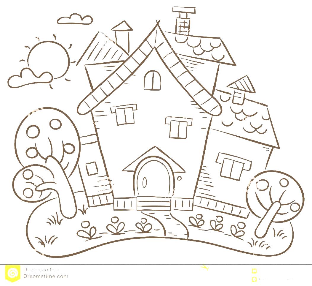 house with garden clipart black and white 20 free Cliparts | Download