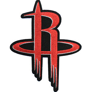 Details about Official Houston Rockets Logo Large Sticker Iron On NBA  Basketball Patch Emblem.