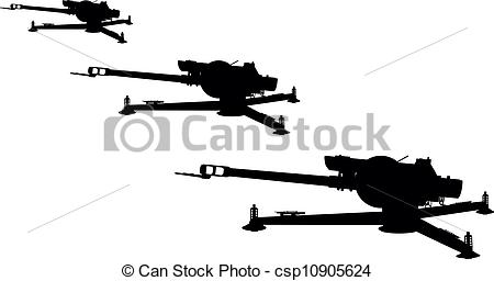 Vector Illustration of Artillery.