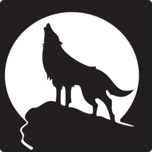 Howling Coyote Clip Art Free.