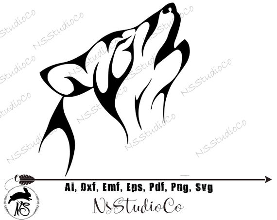 Wolf SVG Files / Wolf Clipart / Howling Wolf SVG / Wolf Silhouette / Wolf  Vector / Wolf PNG / Wolf Cut File / Files for Cricut / Silhouette.