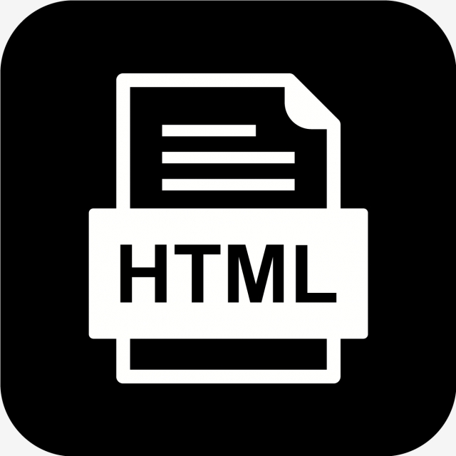 Html File Document Icon, Html, Document, File PNG and Vector with.