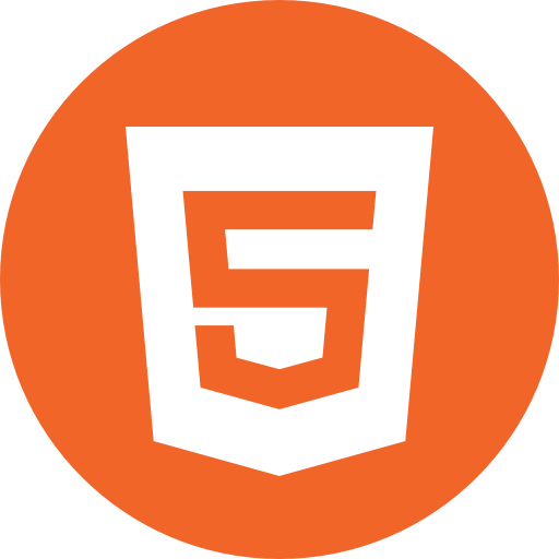 Circle, html5, programming, round icon icon.