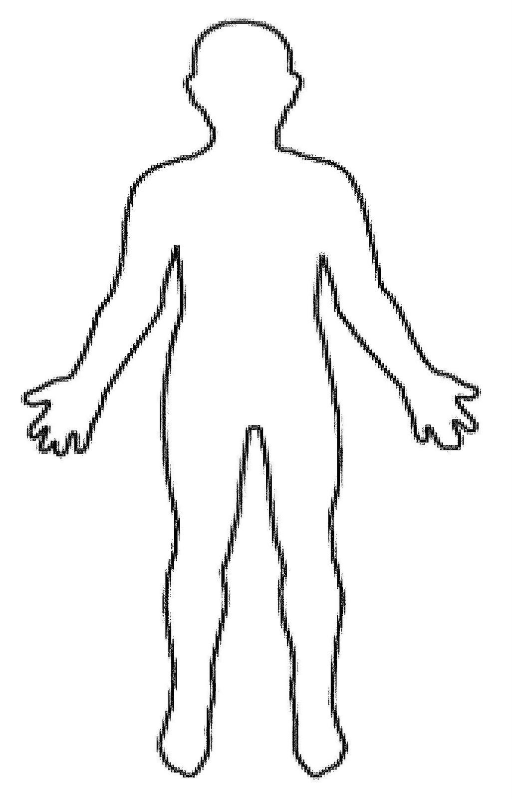 Human Body Black And White Clipart 10 Free Cliparts Download Images