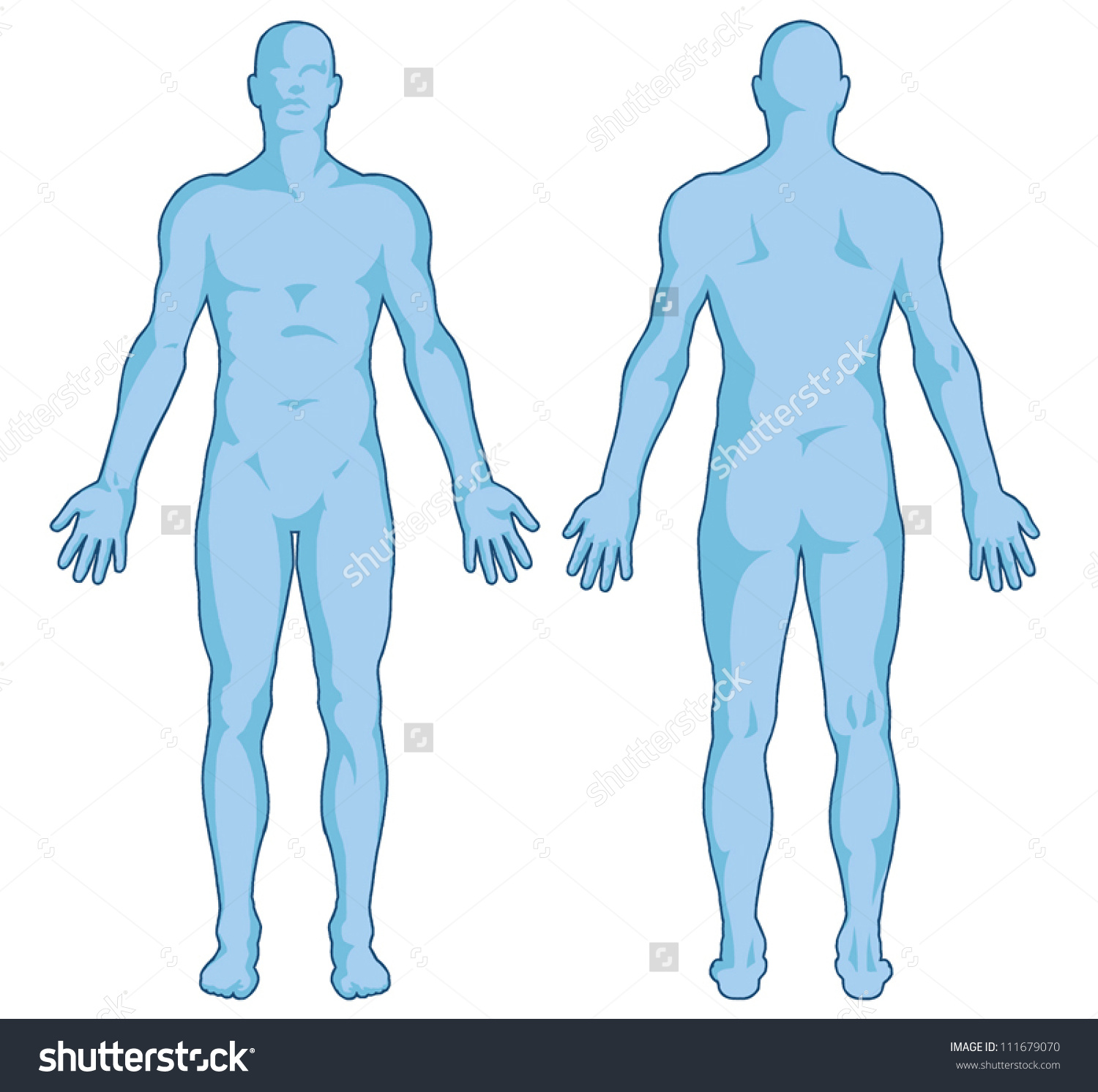 Human Body Outline Clipart Male 20 Free Cliparts Download Images On 