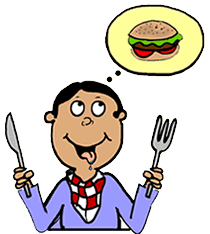 Hungry Person Clipart.