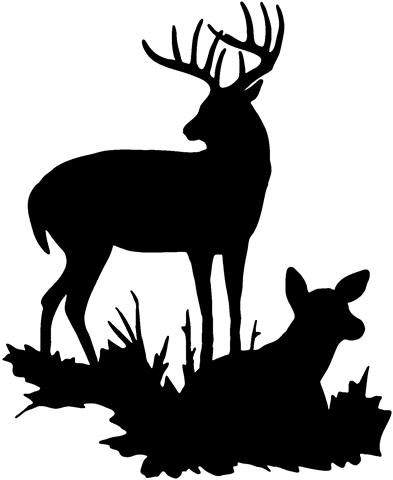 wildlife clip art silhouettes.