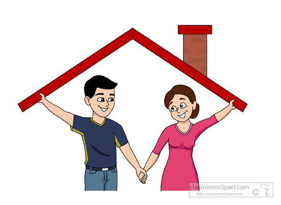 Husband and wife clipart images.