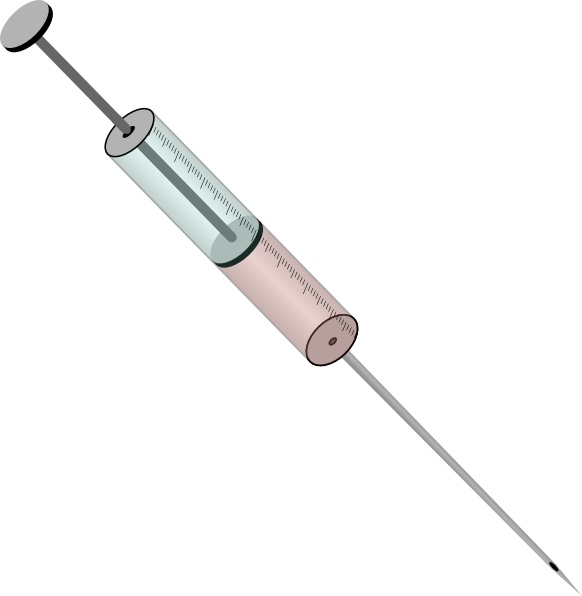 Hypodermic Needle clip art Free vector in Open office drawing svg.
